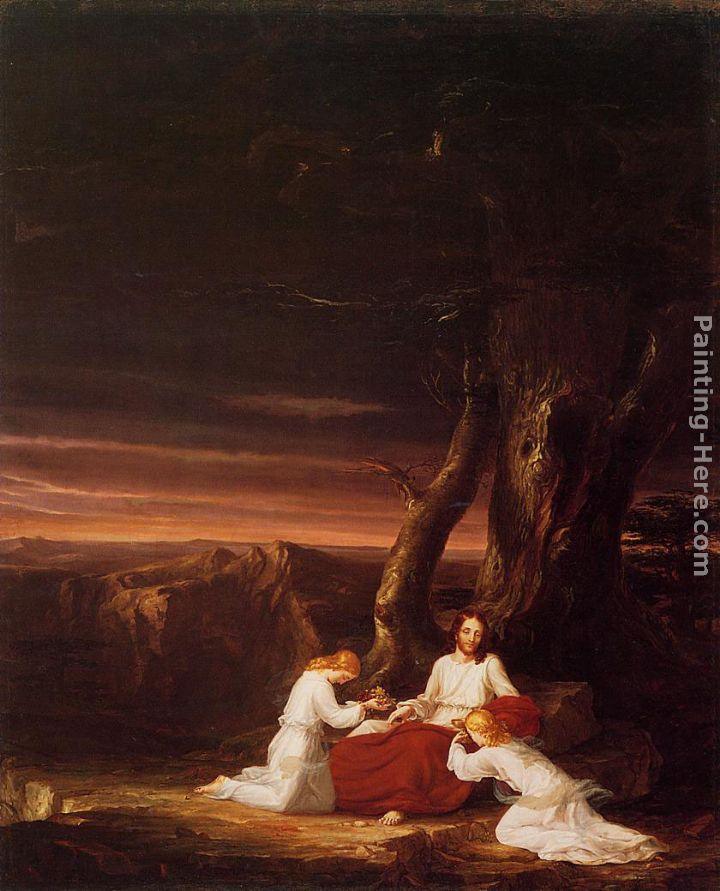 Thomas Cole Angels Ministering to Christ in the Wilderness